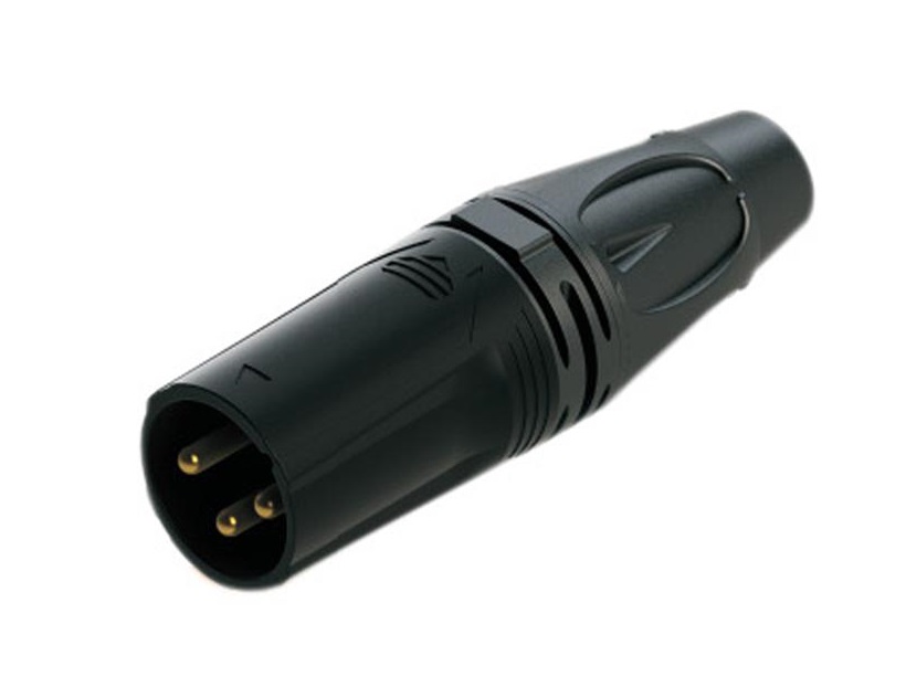 Adaptador Plug Roxtone Canon hembra (XLR) Metalico Negro 