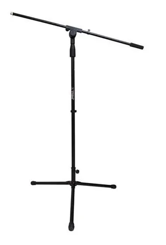Soporte Pedestal Metálico Micrófono Profesional Doble Boom 