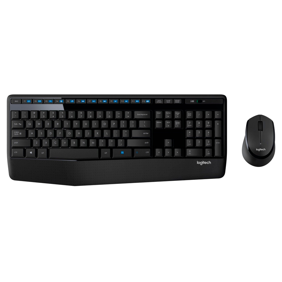 Teclado + Mouse Logitech MK345 Inalámbrico Ergonómico