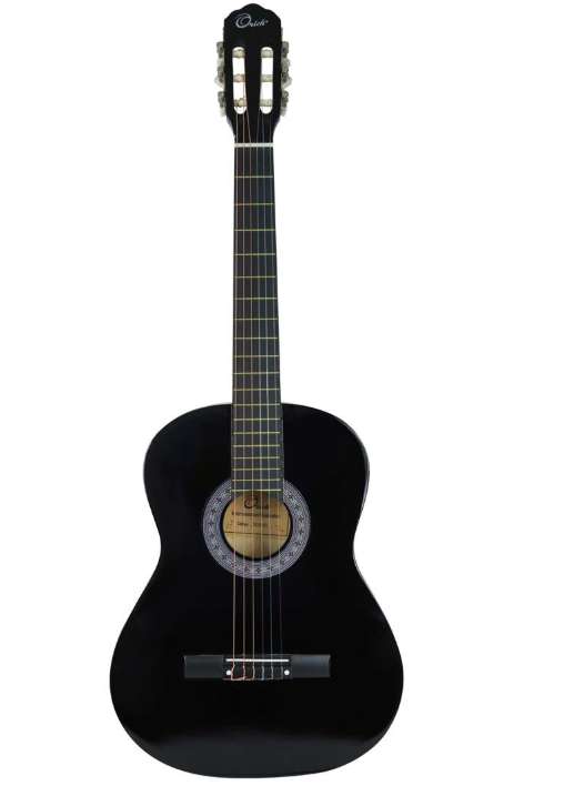 Guitarra clásica Orich 39 pulgadas estuche negra sunb OCG851