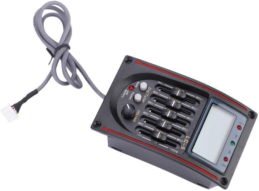 Equalizador para Guitarra Acustica EQ LC-5 5 bandas 