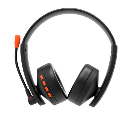Audífono Meetion BTH003 bluetooth tipo diadema con micrófono NEGRO