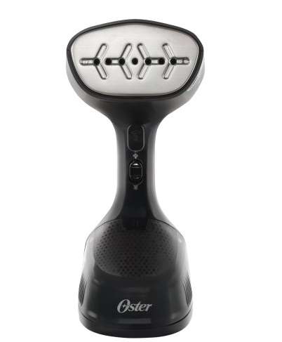 Plancha Oster steamer portátil vaporizador de telas portátil vertical negro GCSTES101013