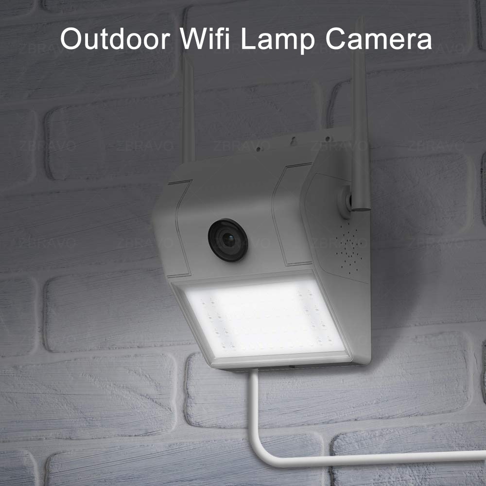 Camara IP Exterior Wifi con Luz LED 800lm IP66 1080P Audio