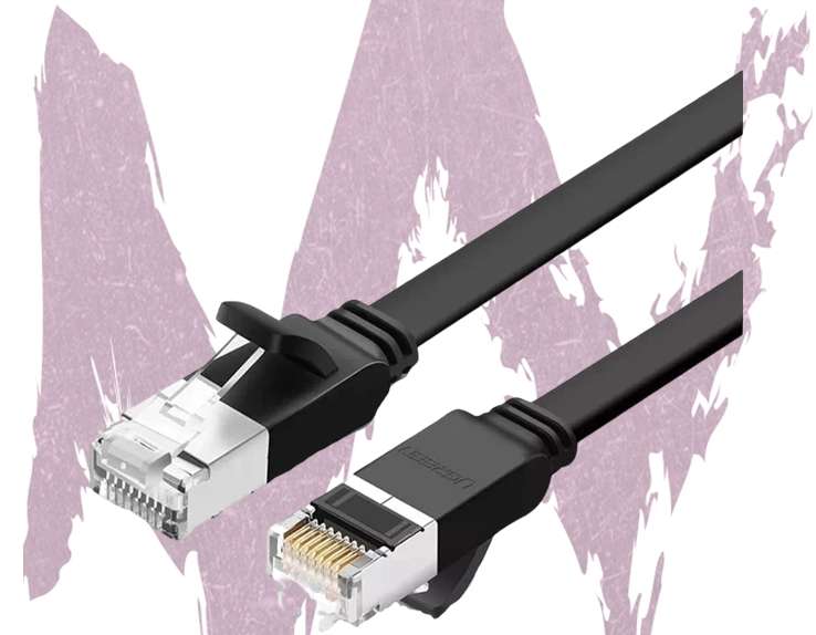 Cable de red Ugreen cat 6U UTP NW101 50192 2 metros negro