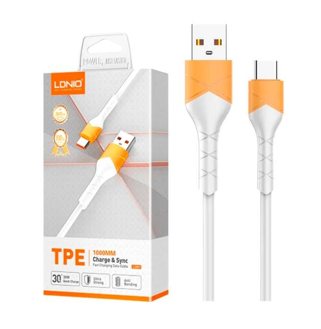 Cable LDNIO LS801 1 metro 30W USB-Tipo C