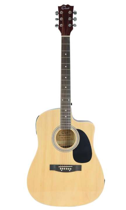 Guitarra electroacústica Orich  41 pulgadas natural pack calidad OAG41CEQ