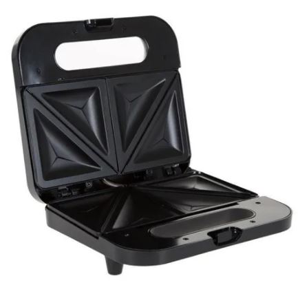Sanduchera Waflera Oster 2 Panes Negra Altura Ajustable