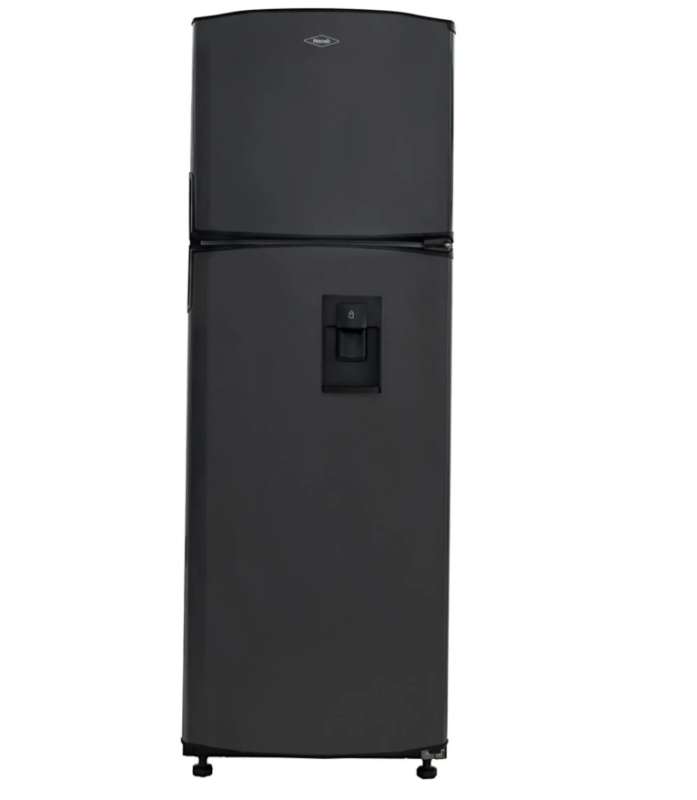 Refrigeradora Haceb titanio NF 311LTS. manija interna con dispensador
