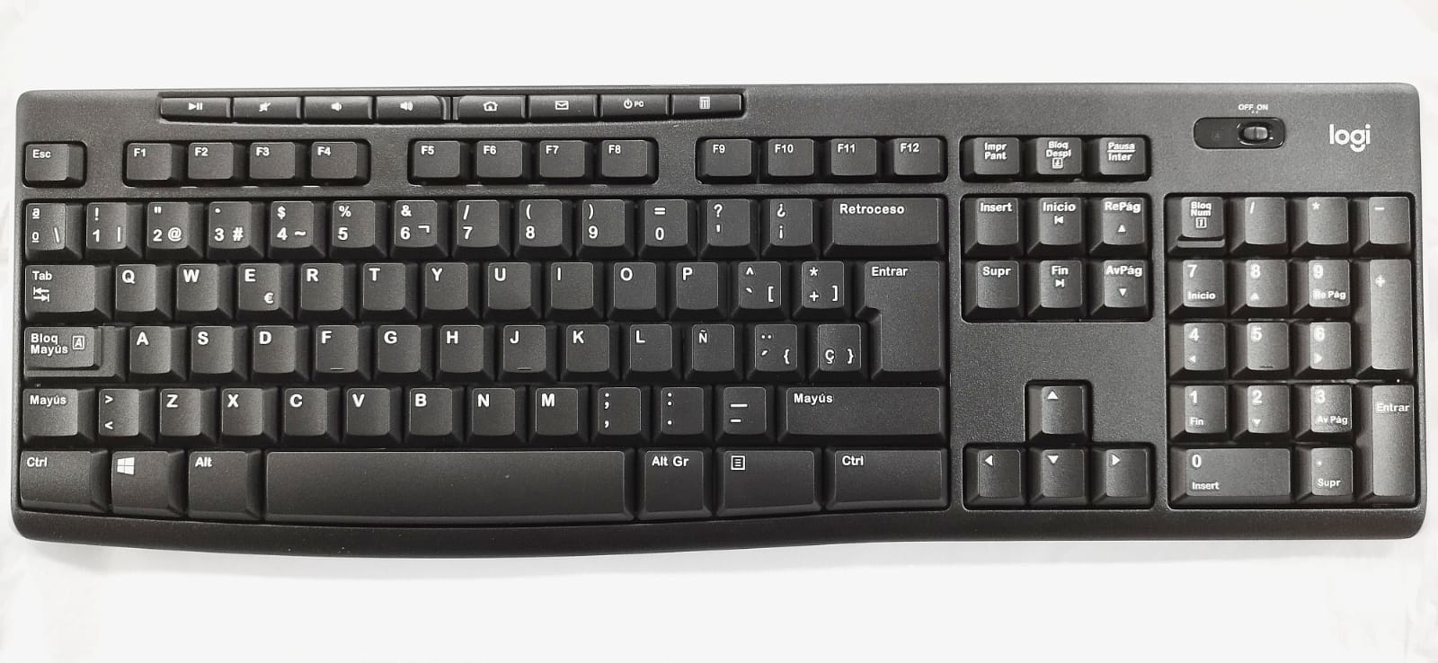Teclado Logitech K270 Inalámbrico Laptop Pc