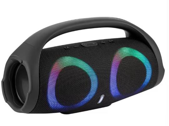 Parlante bluetooth boonbox led C6 iluminación RGB led wireless 15 horas recargable