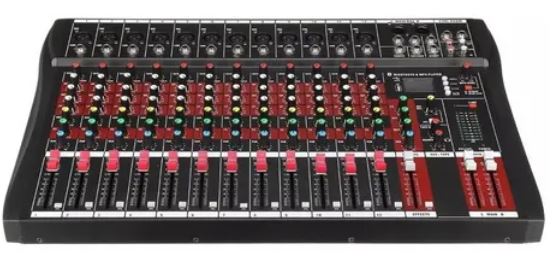 Consola De Audio Berani 12 Canales Usb Mp3 Bluetooth Phantom