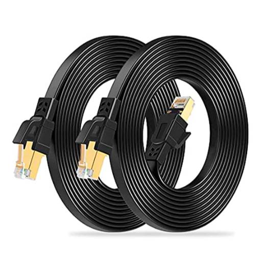 Cable de red Cat 8 blindado 15 metros 40 Gbps