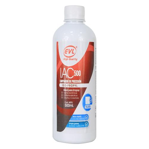 Alcohol isopropílico EVL limpiador 500ML IAC-500