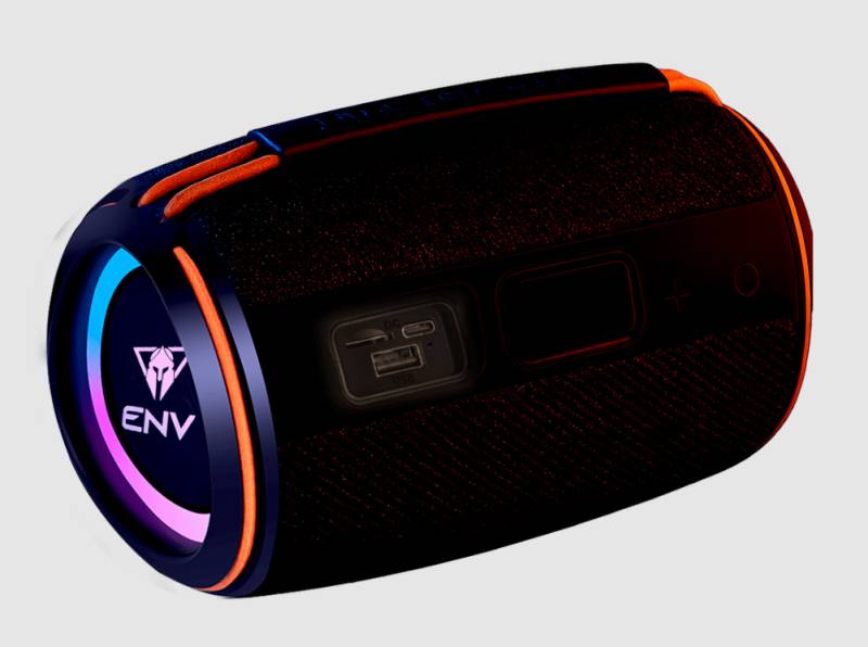 Parlante portátil bluetooth ENV Boomgo RGB 20w