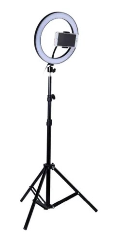 Trípode Con Aro De Luz 26cm Led Para Celular Fotos