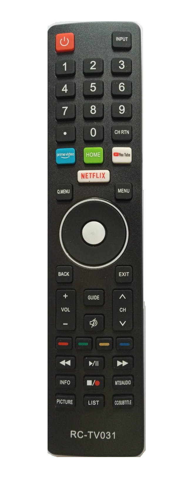 Control Remoto para TV Smart Zitro Prima RCA Hyundai   RCTV031
