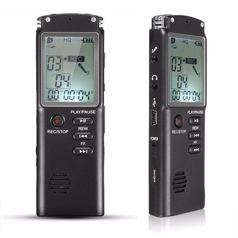 Grabadora De Voz Digital 16gb Usb Metal Recargable T60 Altavoz