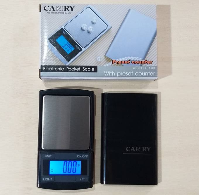 Balanza Gramera Digital De Bolsillo Camry 100g - Precisión 0.01g EHA501-10 