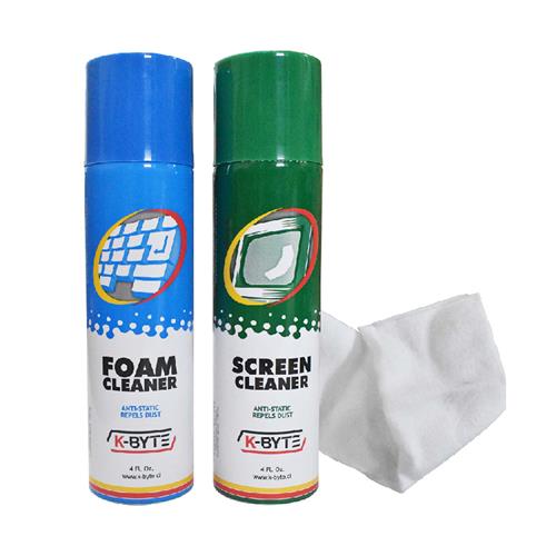 Spray kit de limpieza computacional espuma y limpia pantallas 120ML