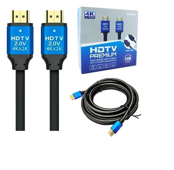 Cable HDMI a HDMI 2.0 4K 15m Conector de Metal en Caja