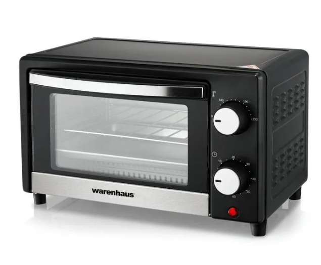 Horno tostador Warenhaus towh -019 color  negro M71154 1000 watts