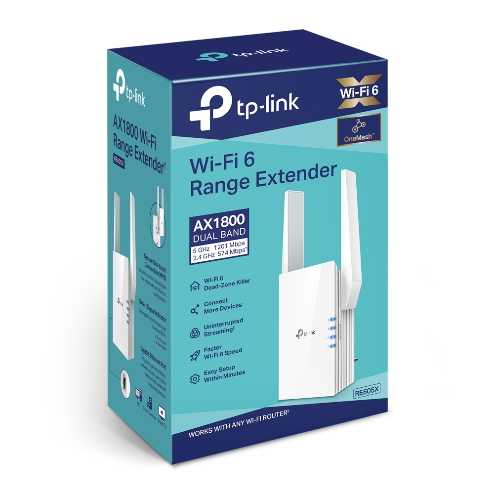 Repetidor Tp-Link WI-FI 6 MESH AX1800 