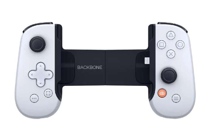 Palanca de juego Sony para celular puerto Lightning Iphone Backbone one playstation edición blanco