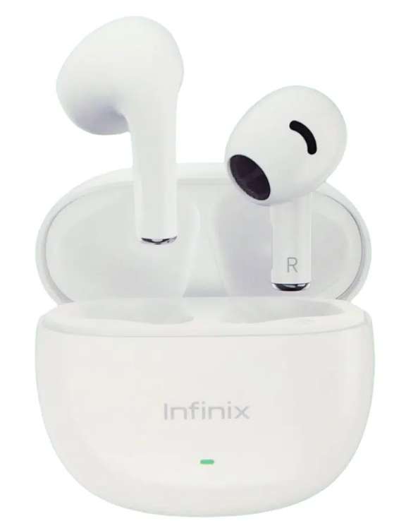 Audífono inalámbrico bluetooth Infinix XE33 blanco