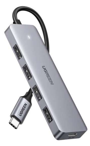 Hub Ugreen 4 puertos multifunción USB 3.0 CM219