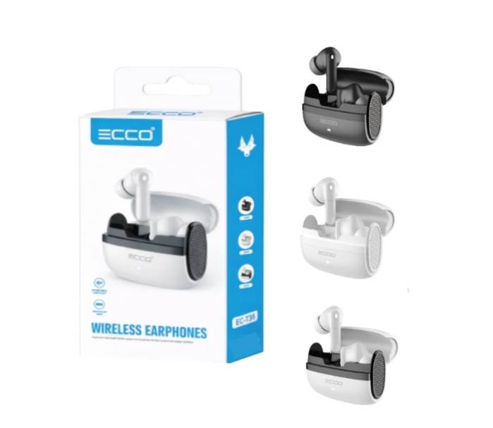 Audífonos inalámbricos Bluetooth 5.0  TWS ECCO ECT36 larga duración