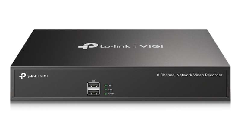 Nvr Tp-link VIGINVR1008H 8 canales mouse-2 USBHDMI-VGA sin disco 1 puerto rj45
