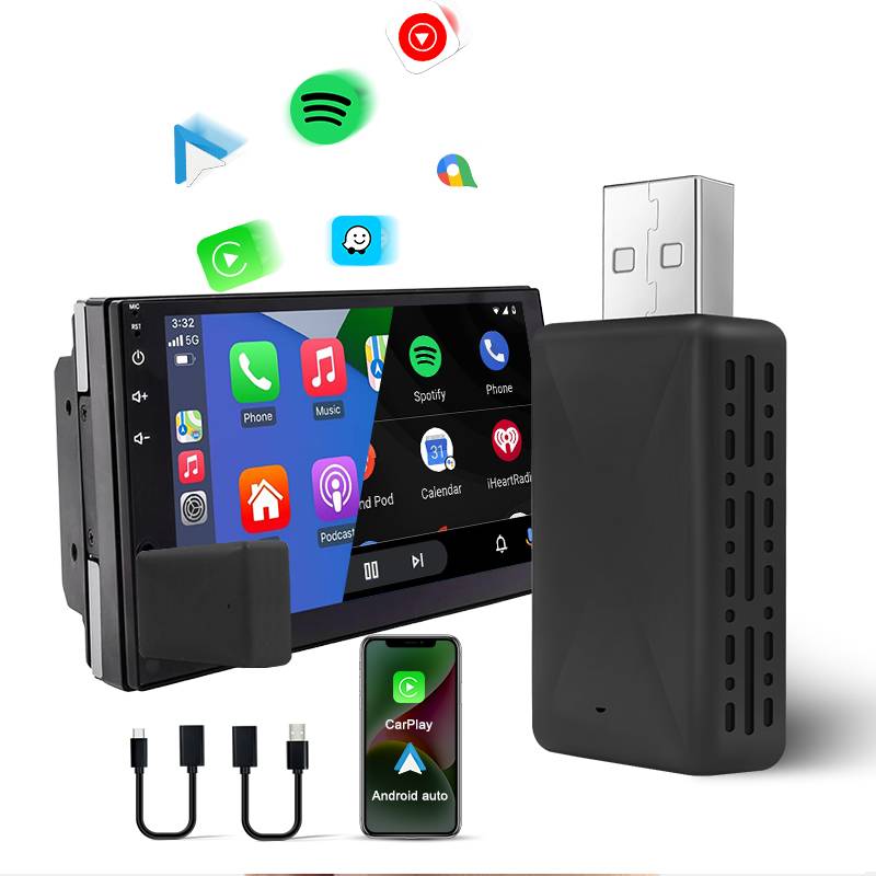 Adaptador para VIdeo Audio Inalambrico de Carro Automovil CARPLAY RMKPL064 Car Play