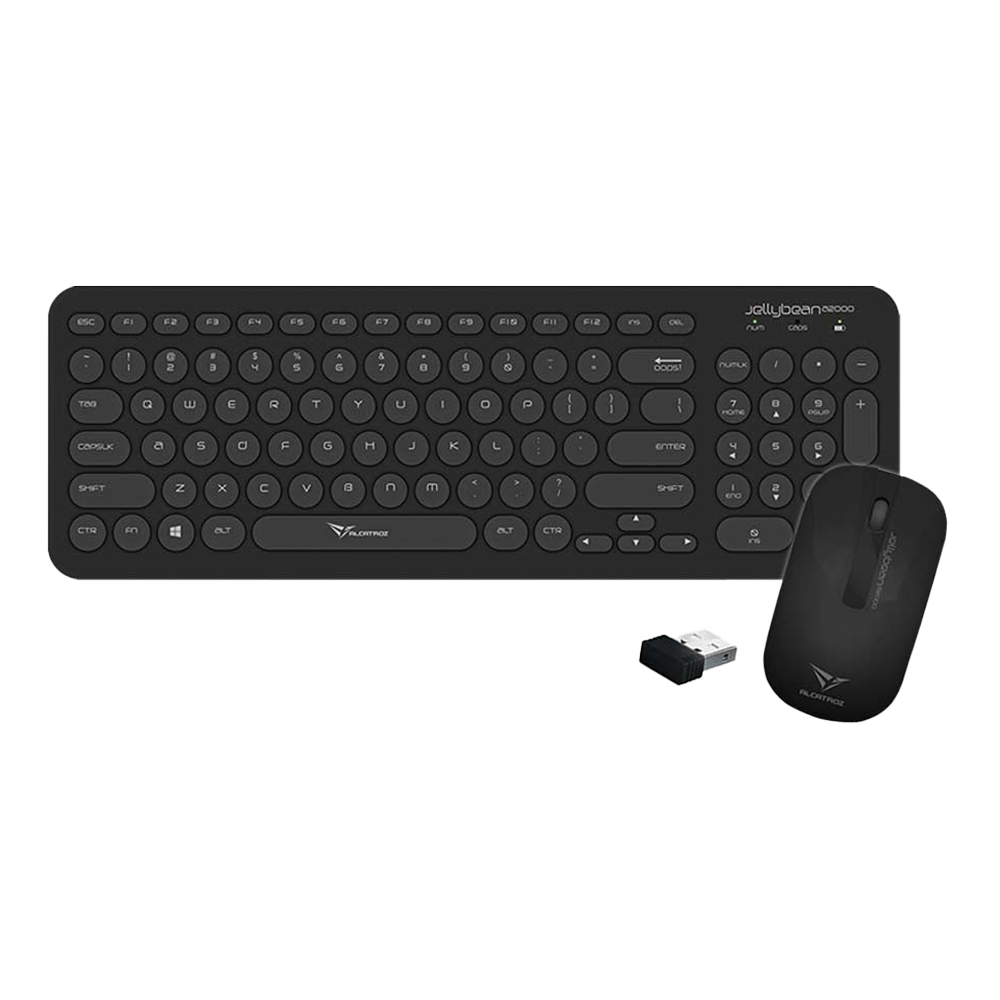 Teclado Combo Jelly Bean A2000 mouse wireless negro