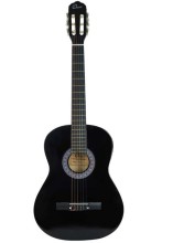 Guitarra clásica Orich 39 pulgadas estuche negra sunb OCG851