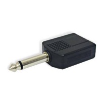 Adaptador Divisor De Audio Evl 2 6.3mm  a 1 6.3mm (1/4)