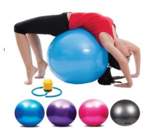 Pelota De Pilates Gym Ball Yoga Gimnasia 65cm + Valvula