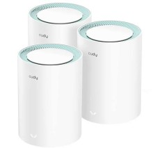 Sistema deco mesh Cudy AX1500 wifi 6 dual band 3 routers M1500
