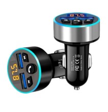 Transmisor Bluetooth FM + Cargador de Celular Modulador AUX MP3 31A DUAL USB 