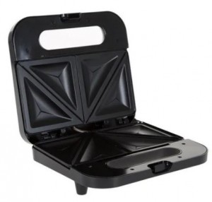 Sanduchera Waflera Oster 2 Panes Negra Altura Ajustable