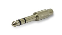Adaptador de audio jack RCA x plug 6.3 metal HY11805