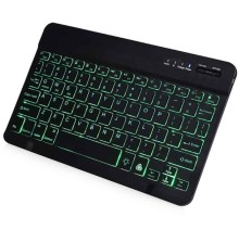 Teclado bluetooth con luz 10 pulgadas IOS / Android / MacOS / Windows