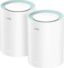 Sistema deco mesh Cudy AC1200 2 torres 2 puertos gigagyte wifi 5 dual band