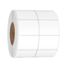 Rollo etiqueta térmica 2000 unidades 3.3x4.4 2 columnas