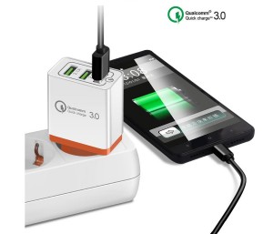 Cargador Pared Carga Rapida Qualcomm Qc 3.0 Huawei S8 S9 P10 