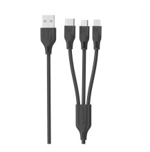 Cable de Carga 3 en 1  Iphone, Tipo C Micro Usb Somostel BT08